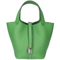 Hermes Bamboo Taurillon Picotin Lock PM Handbag