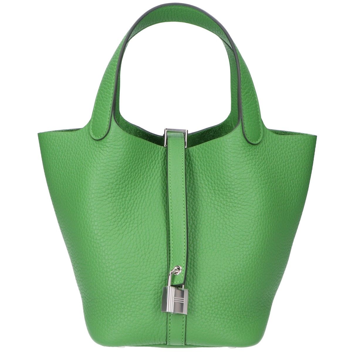 Hermes Bamboo Taurillon Picotin Lock PM Handbag