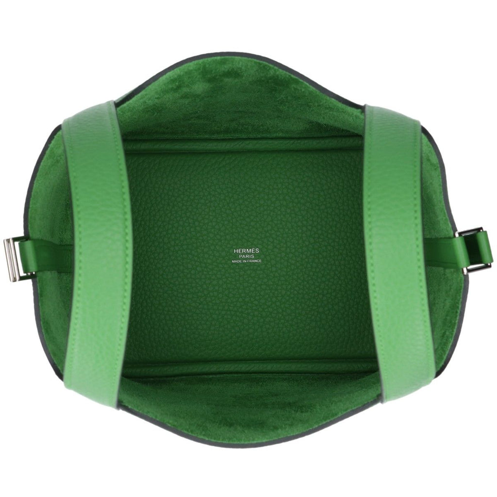 Hermes Bamboo Taurillon Picotin Lock PM Handbag — view 6