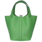 Hermes Bamboo Taurillon Picotin Lock PM Handbag — view 3
