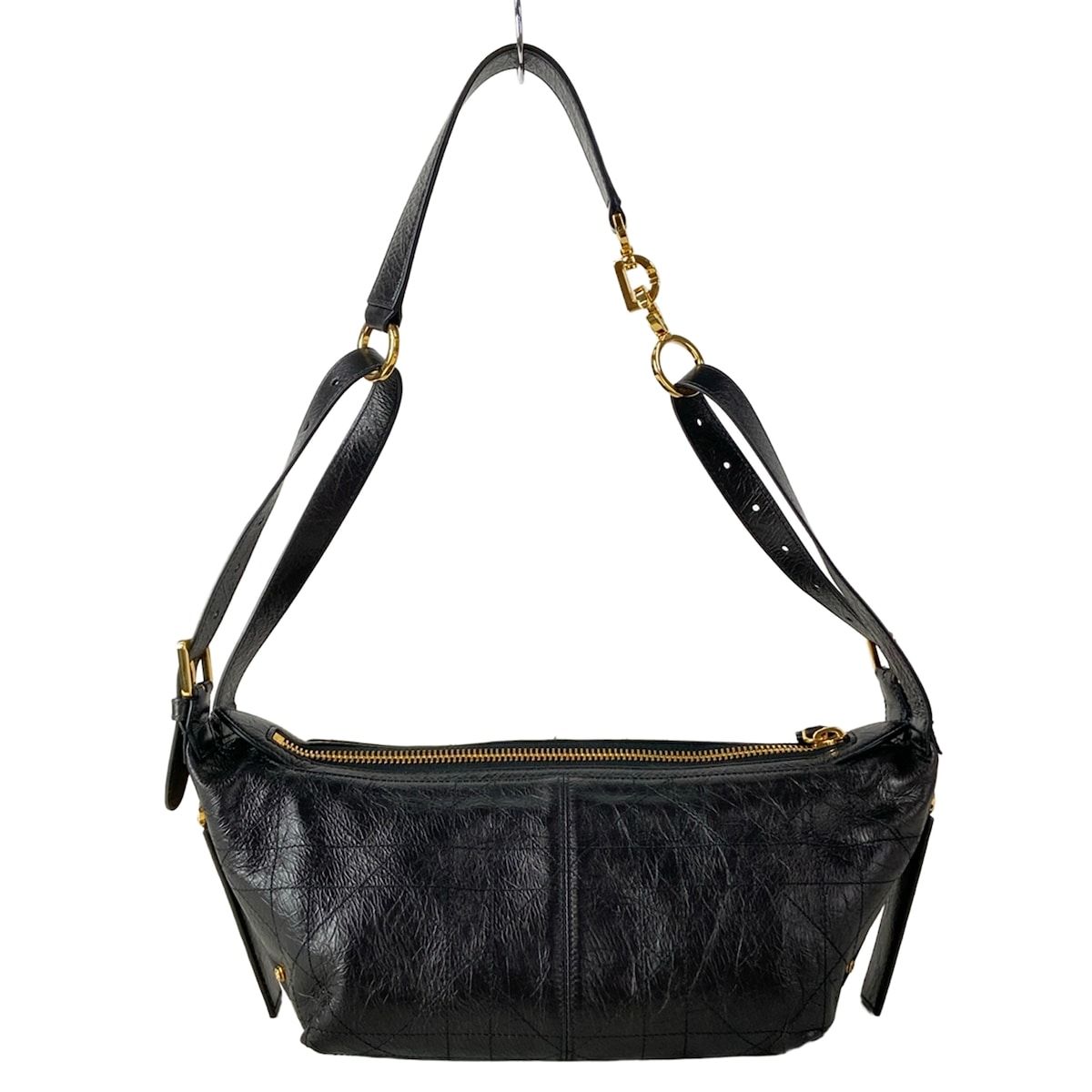 Dior Shoulder Bag D-journey Small Black Leather — view 3