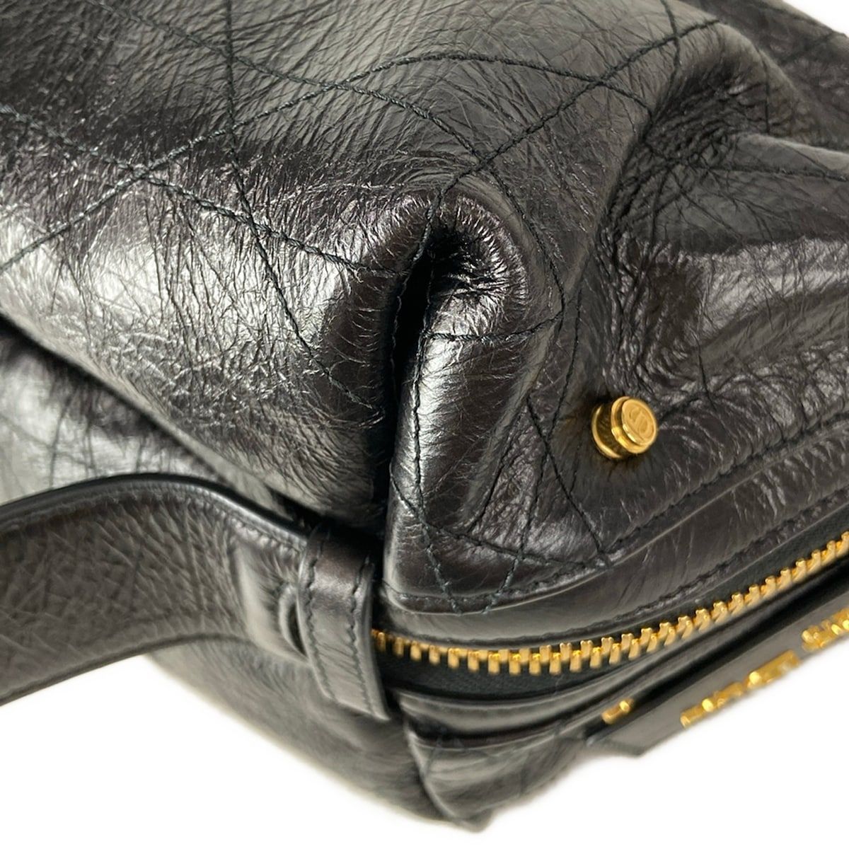 Dior Shoulder Bag D-journey Small Black Leather — view 6
