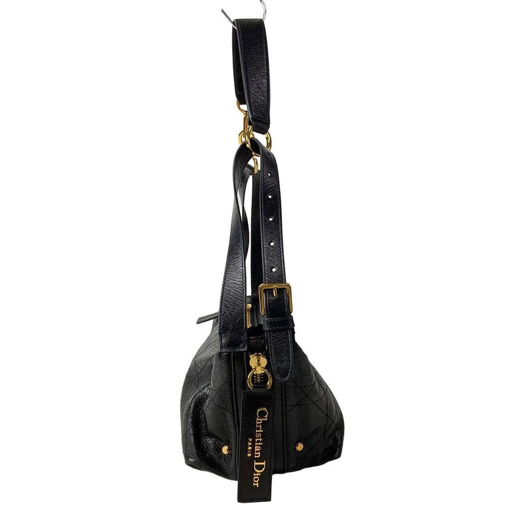 Dior Shoulder Bag D-journey Small Black Leather — view 4