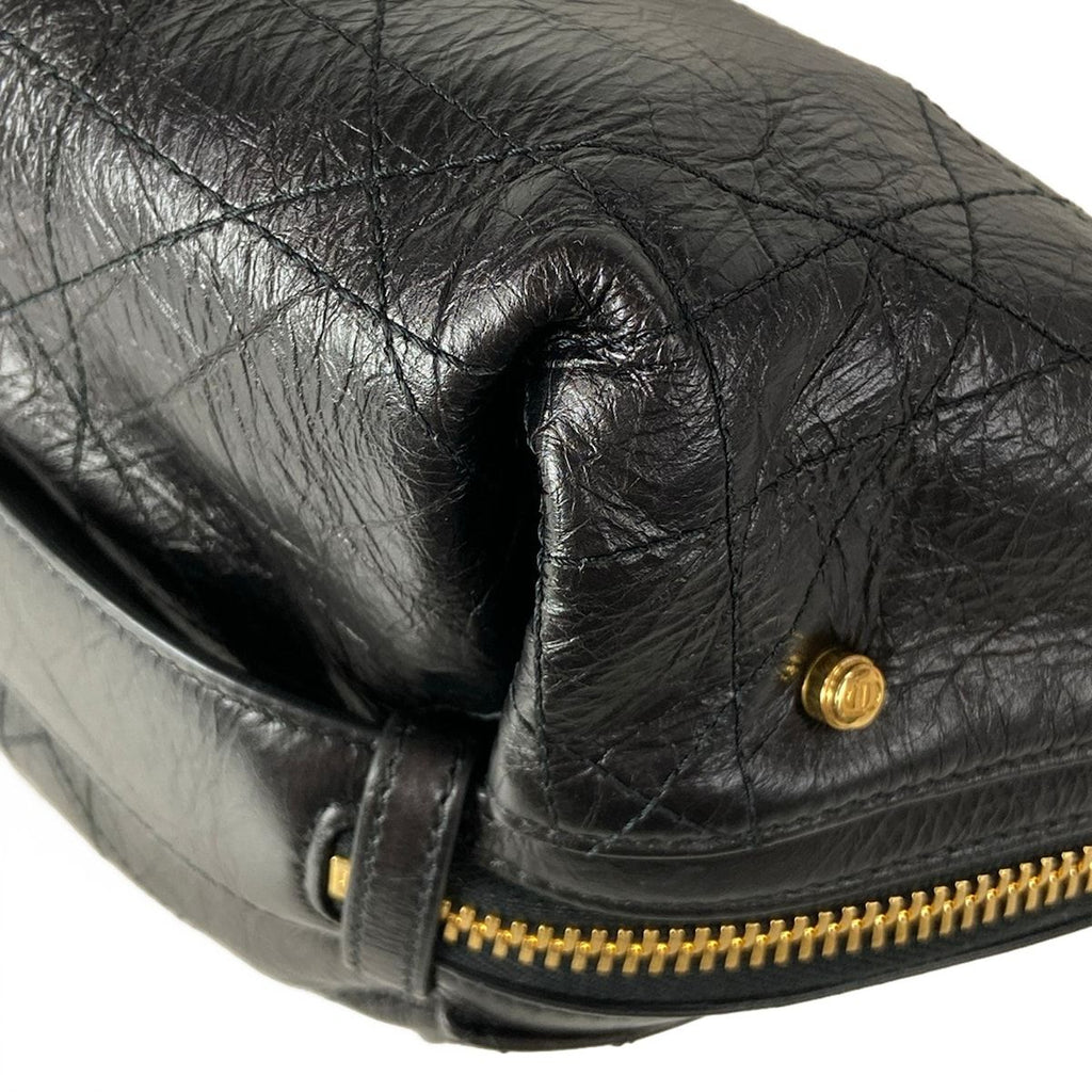 Dior Shoulder Bag D-journey Small Black Leather — view 8