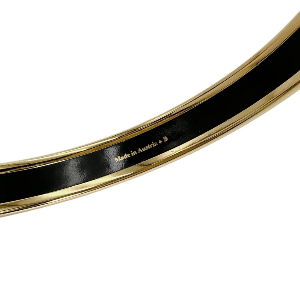 Hermes Rouge Boule Emailles PM Bangle Gold Bracelet — view 6