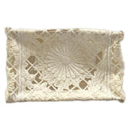 Dior Tote Bag Book Mini Phone White Lace Cotton Leather — view 5