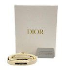 Dior Tote Bag Book Mini Phone White Lace Cotton Leather — view 8