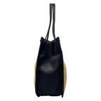 Gucci Tote Bag Horsebit Beige Dark Navy Leather — view 4