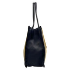Gucci Tote Bag Horsebit Beige Dark Navy Leather — view 2