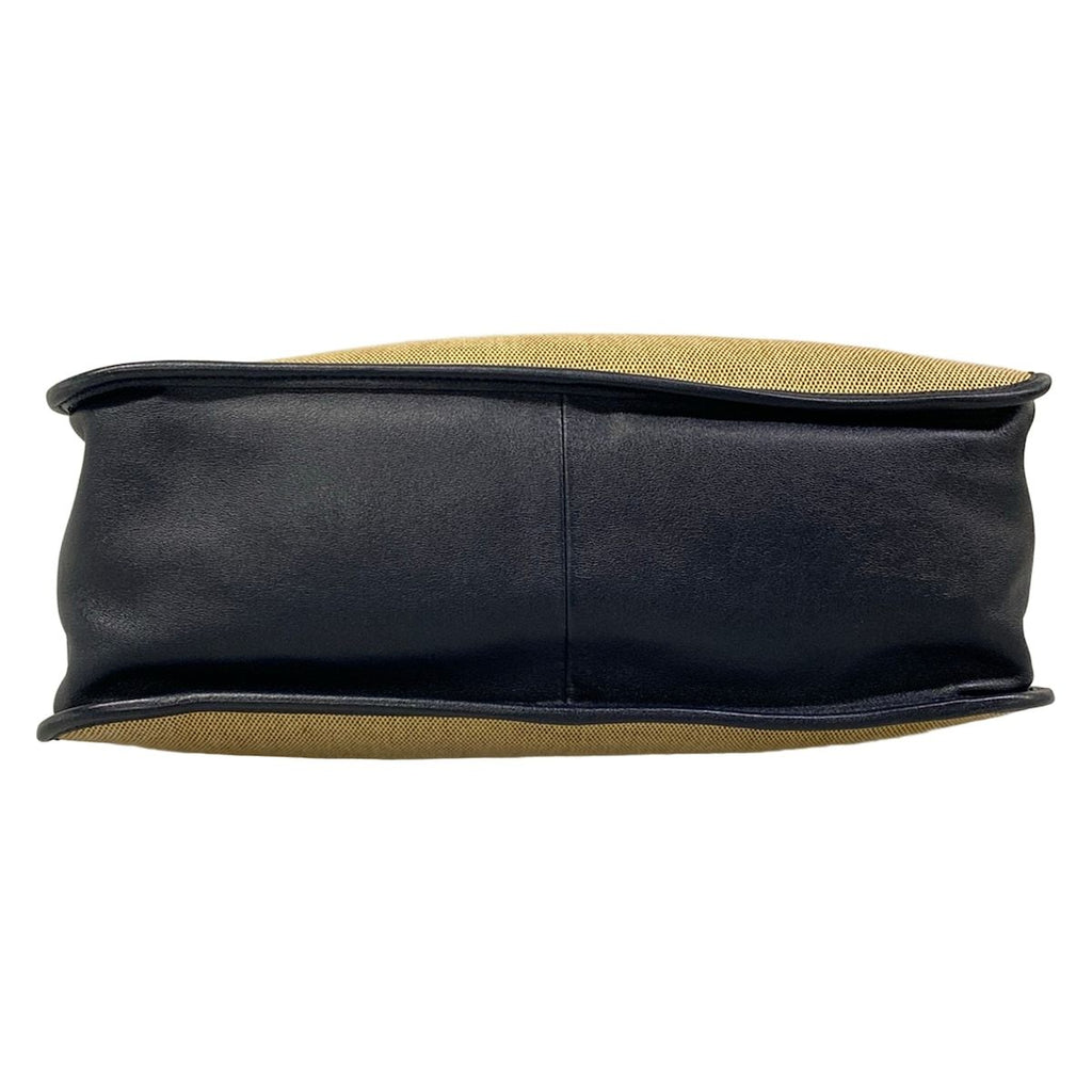 Gucci Tote Bag Horsebit Beige Dark Navy Leather — view 5