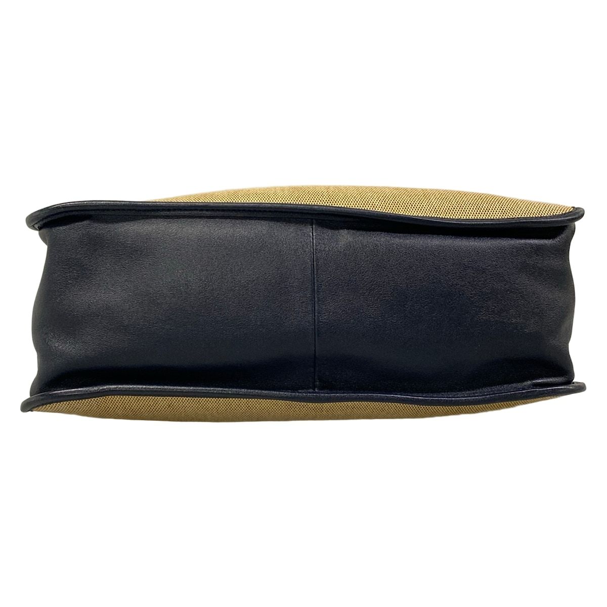 Gucci Tote Bag Horsebit Beige Dark Navy Leather — view 5