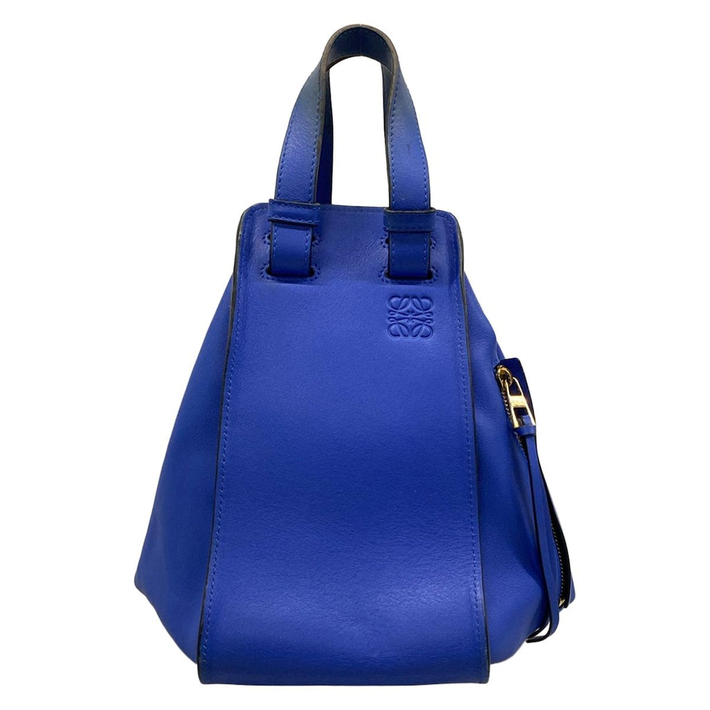 Loewe Tote Bag Hammock Small Navy Leather