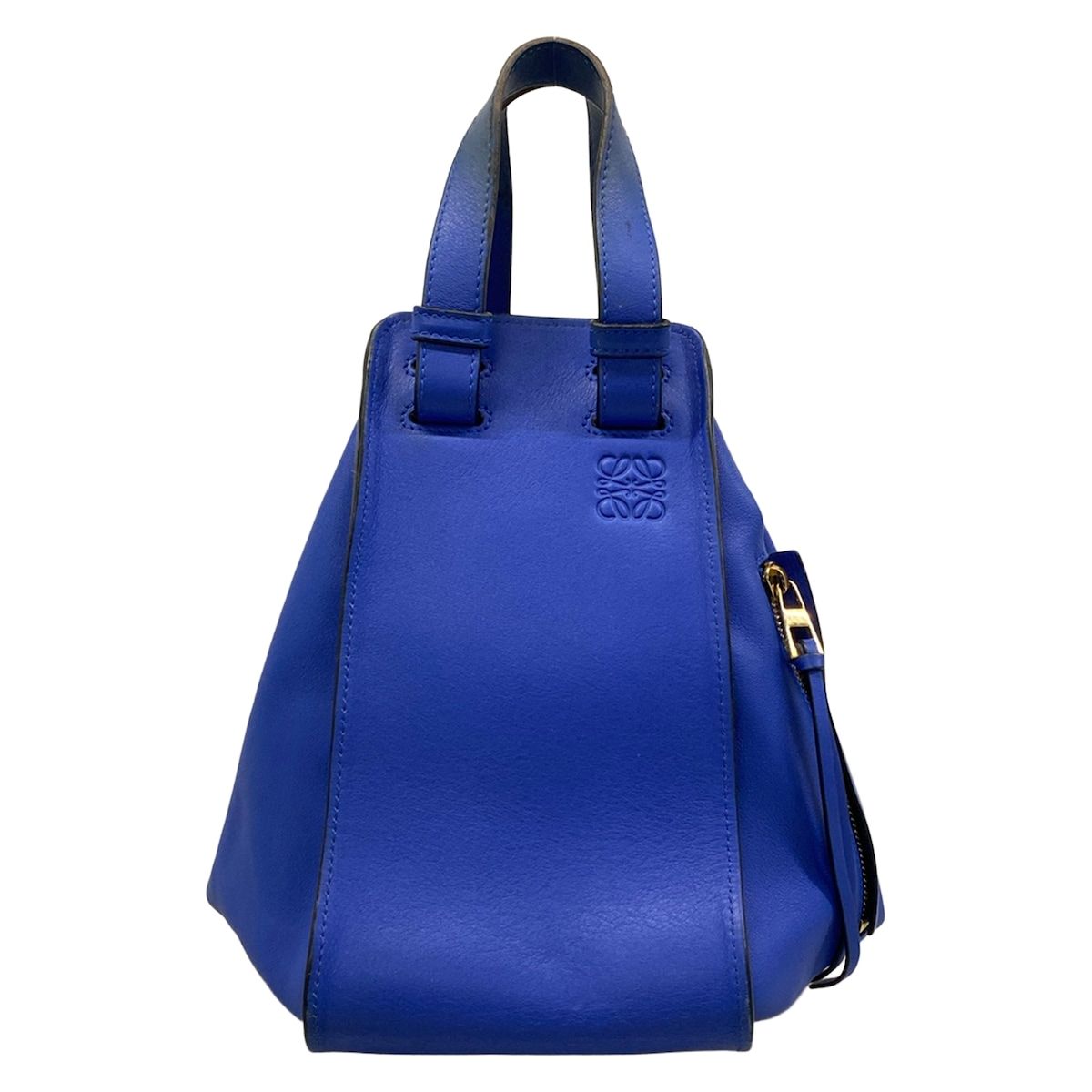 Loewe Tote Bag Hammock Small Navy Leather