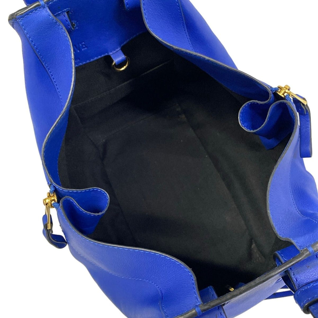 Loewe Tote Bag Hammock Small Navy Leather — view 7