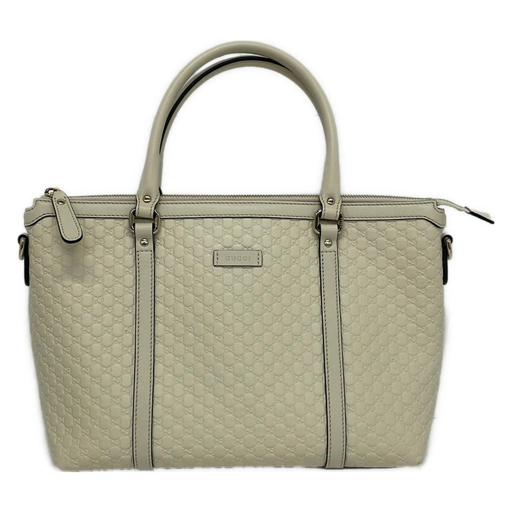 Gucci Handbag Micro Guccissima Ivory Leather