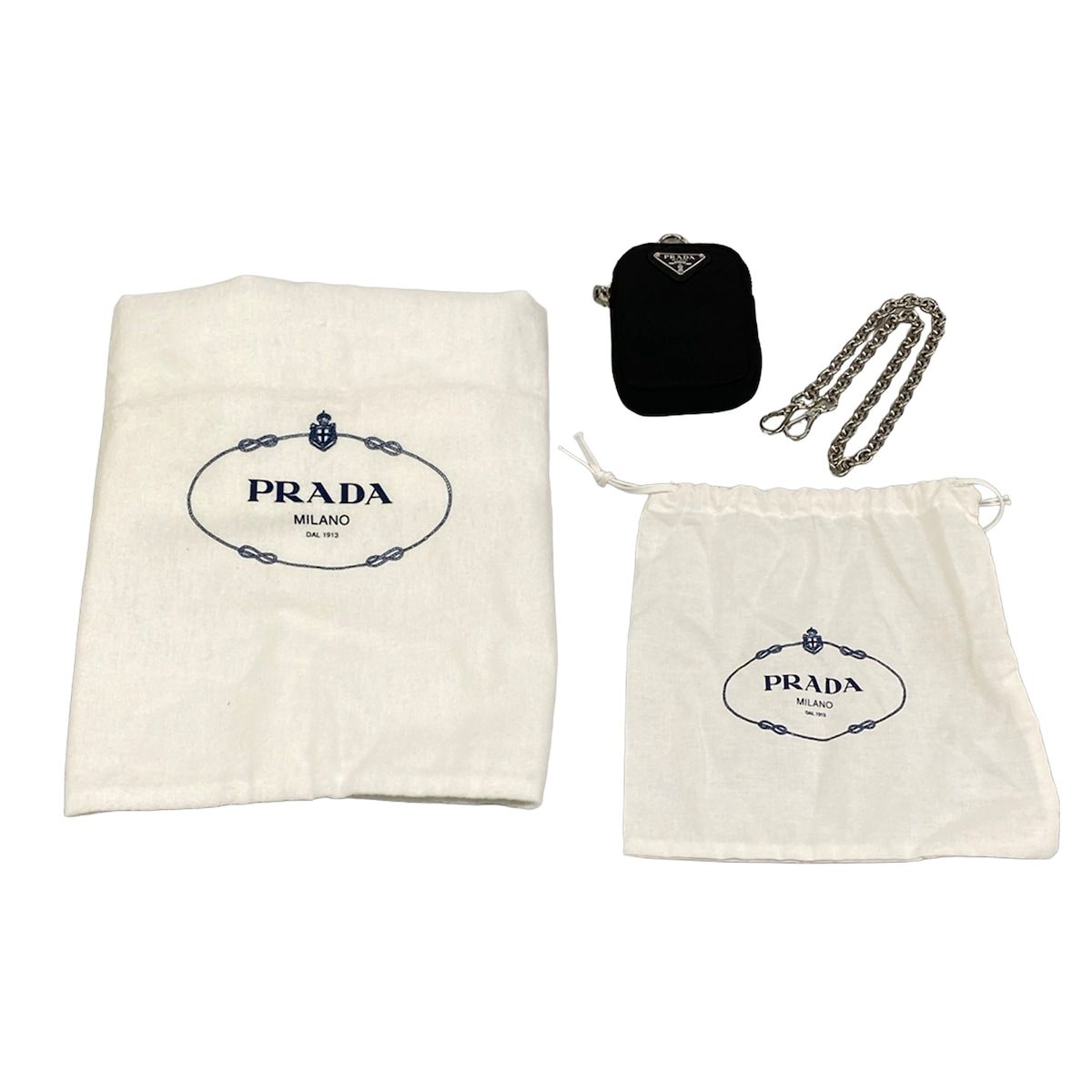 Prada Shoulder Bag Re Edition Re-Nylon Black Detachable Strap Leather — view 8