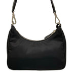 Prada Shoulder Bag Re Edition Re-Nylon Black Detachable Strap Leather — view 3