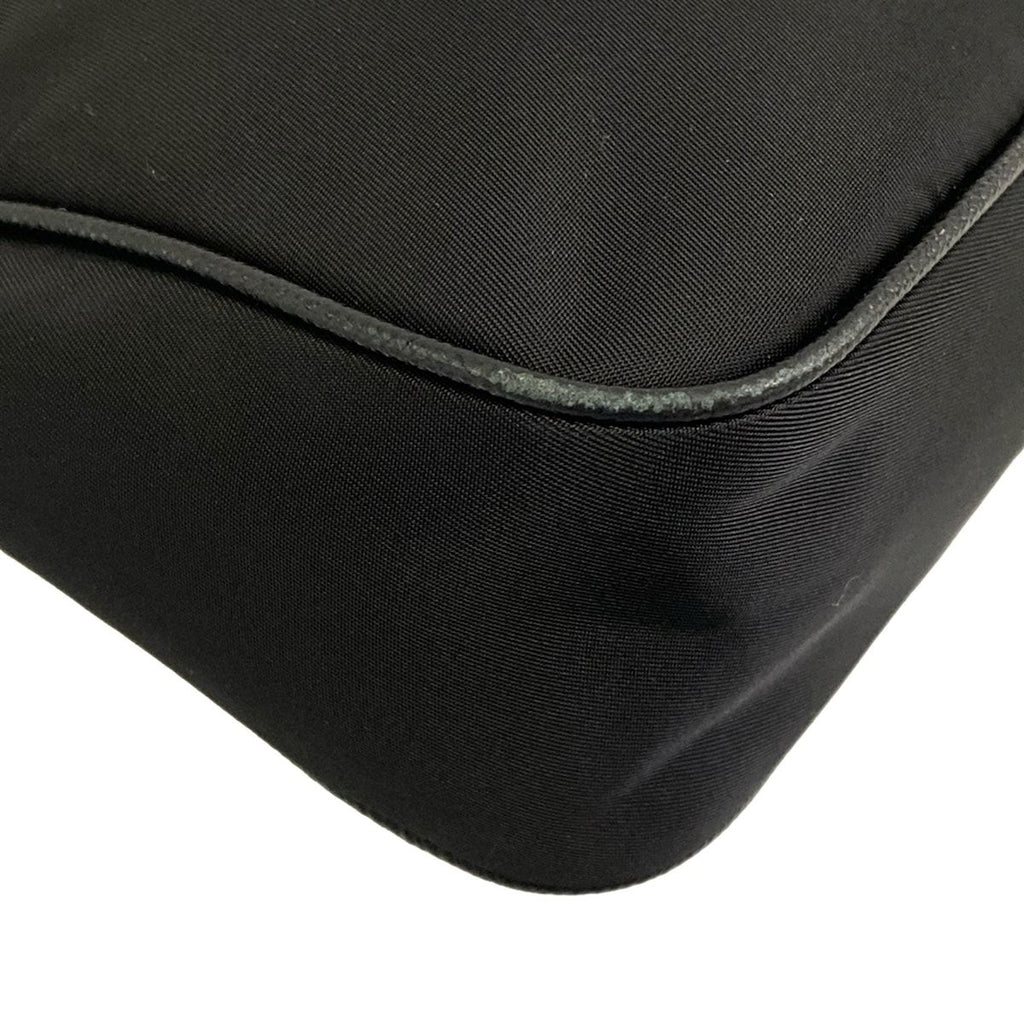 Prada Shoulder Bag Re Edition Re-Nylon Black Detachable Strap Leather — view 6