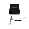 Chanel Pin Brooch Plate Pendant Silver