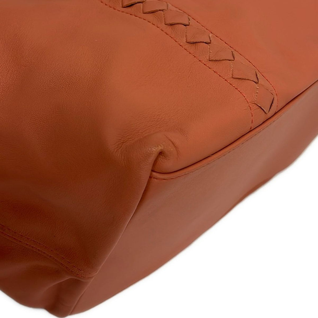 Bottega Veneta Tote Bag Orange Leather — view 6