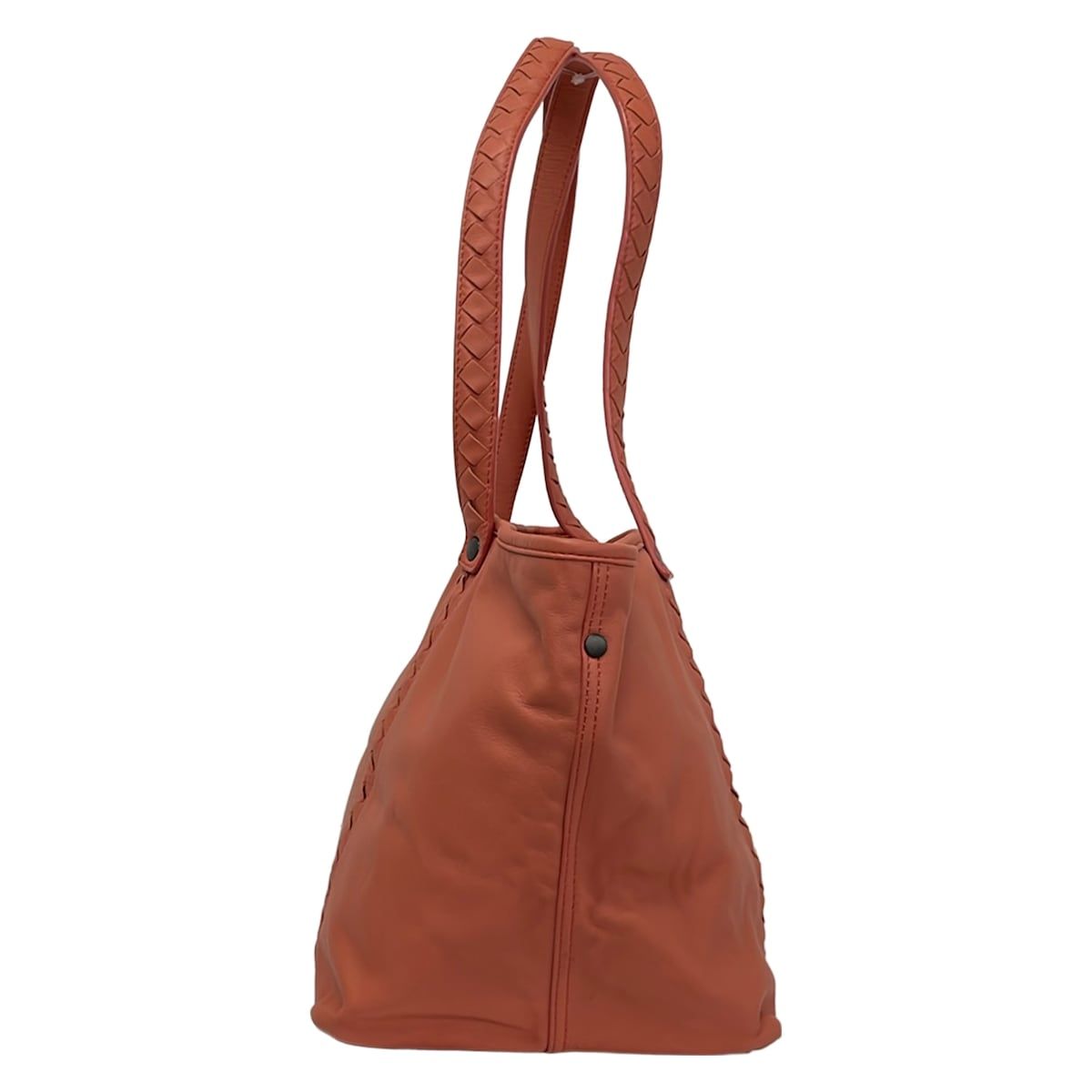 Bottega Veneta Tote Bag Orange Leather — view 2