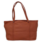 Bottega Veneta Tote Bag Orange Leather
