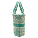 Dior Tote Bag Pannier Chapeau Light Green Toile de Jouy Embroidery — view 4
