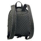 Gucci Backpack GG Plus Supreme Black Dark Gray Leather — view 3