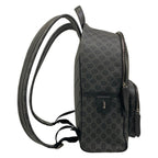 Gucci Backpack GG Plus Supreme Black Dark Gray Leather — view 2