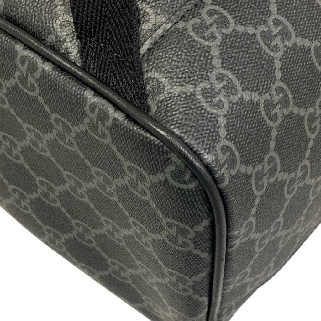 Gucci Backpack GG Plus Supreme Black Dark Gray Leather — view 6