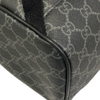 Gucci Backpack GG Plus Supreme Black Dark Gray Leather — view 6