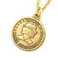 Chanel Necklace Gold Coin