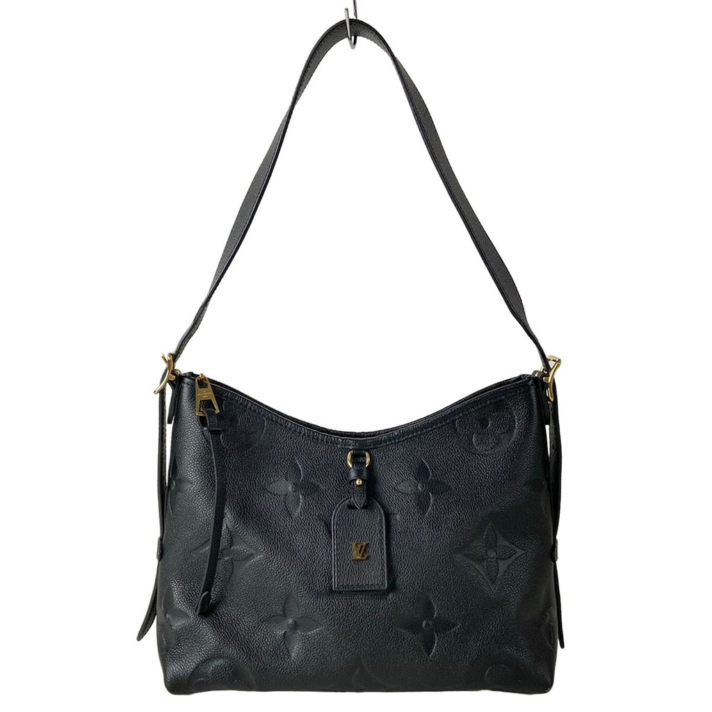 Louis Vuitton Shoulder Bag Monogram Empreinte Carry All Zip Nmpm Noir Leather