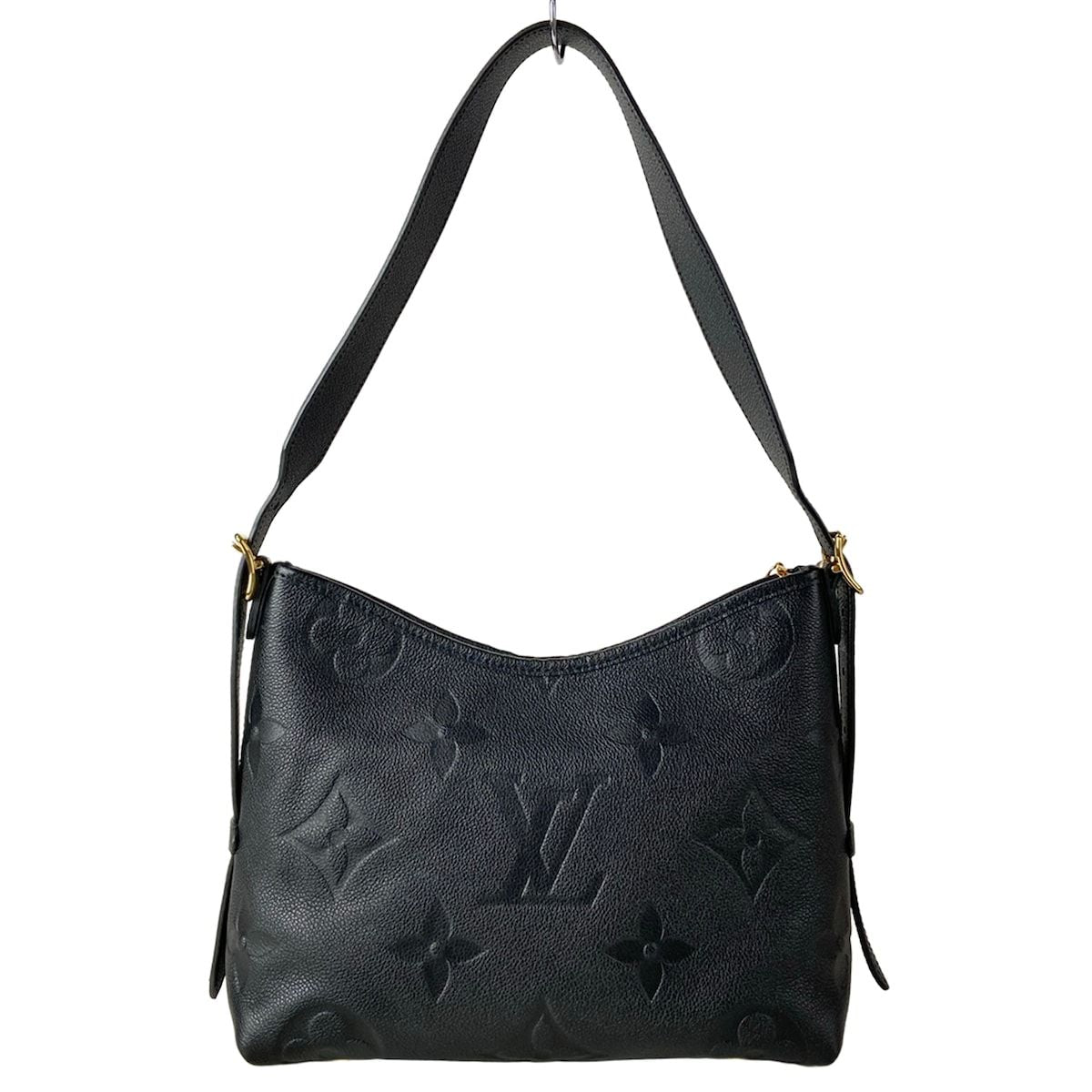 Louis Vuitton Shoulder Bag Monogram Empreinte Carry All Zip Nmpm Noir Leather — view 3