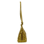 Bottega Veneta Shoulder Bag Concert Pouch Gold Embossed Leather — view 2