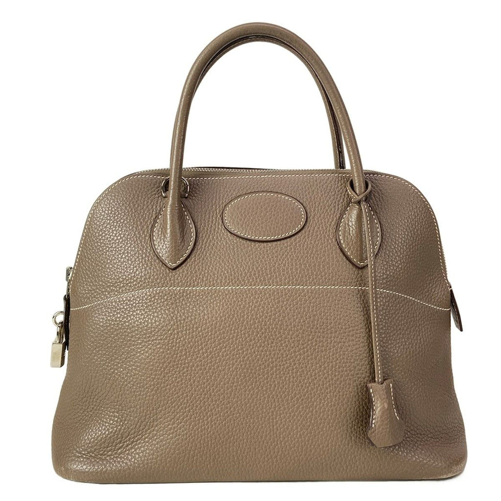 Hermes Handbag Bolide 31 Etoupe Silver