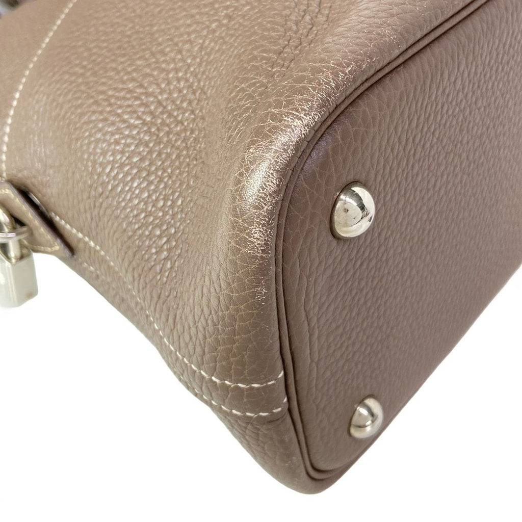 Hermes Handbag Bolide 31 Etoupe Silver — view 7