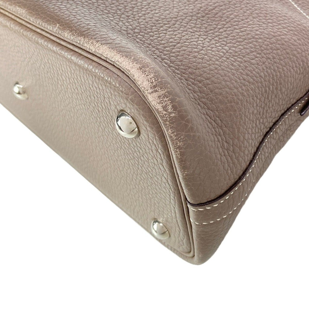 Hermes Handbag Bolide 31 Etoupe Silver — view 8