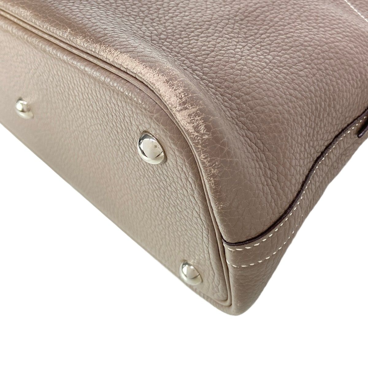 Hermes Handbag Bolide 31 Etoupe Silver — view 8