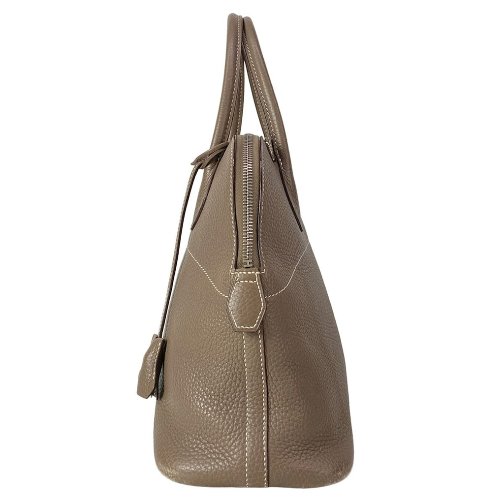 Hermes Handbag Bolide 31 Etoupe Silver — view 4