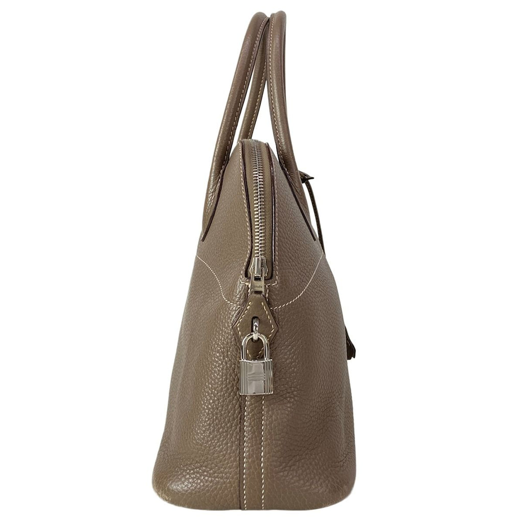 Hermes Handbag Bolide 31 Etoupe Silver — view 2