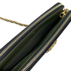 Chanel Wallet Boy Quilted Black Chain Matte Togo Shoulder Bag — view 3