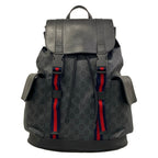 Gucci Backpack Soft GG Supreme Canvas Black Dark Gray