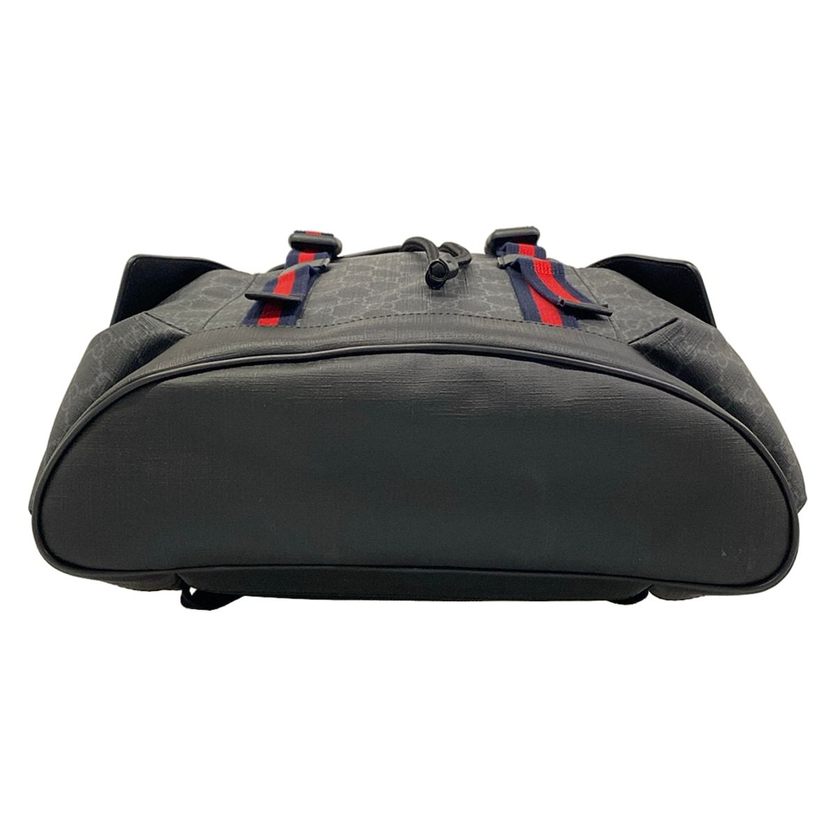 Gucci Backpack Soft GG Supreme Canvas Black Dark Gray — view 5