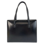 Loewe Vintage Black Gold Leather Handbag — view 2