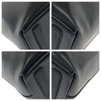 Prada Black Silver Patent Leather Tote Bag — view 3