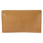 Dior Vintage CD Logo Brown Camel Gold Leather Shoulder Bag — view 2