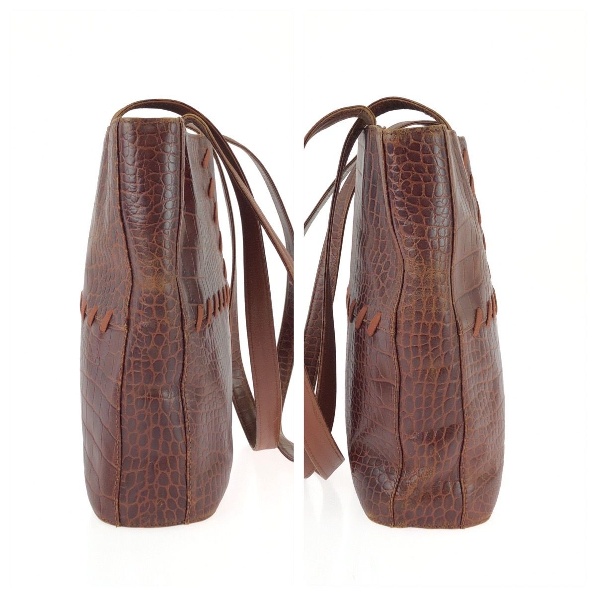 Saint Laurent Vintage Whipstitch Shoulder Bag — view 8