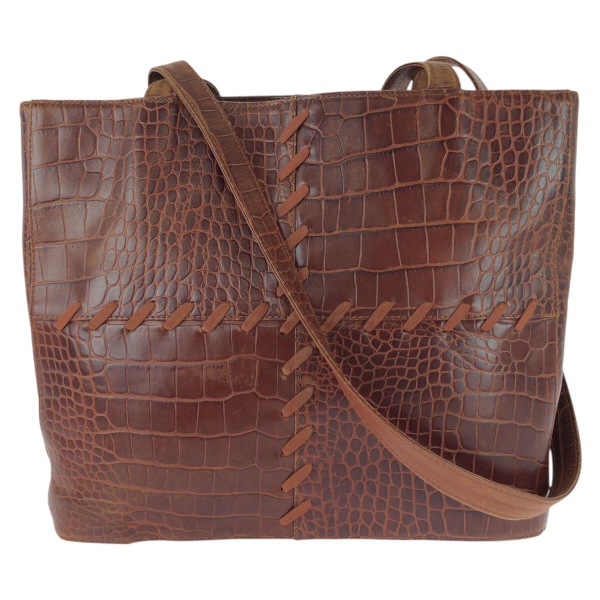 Saint Laurent Vintage Whipstitch Shoulder Bag