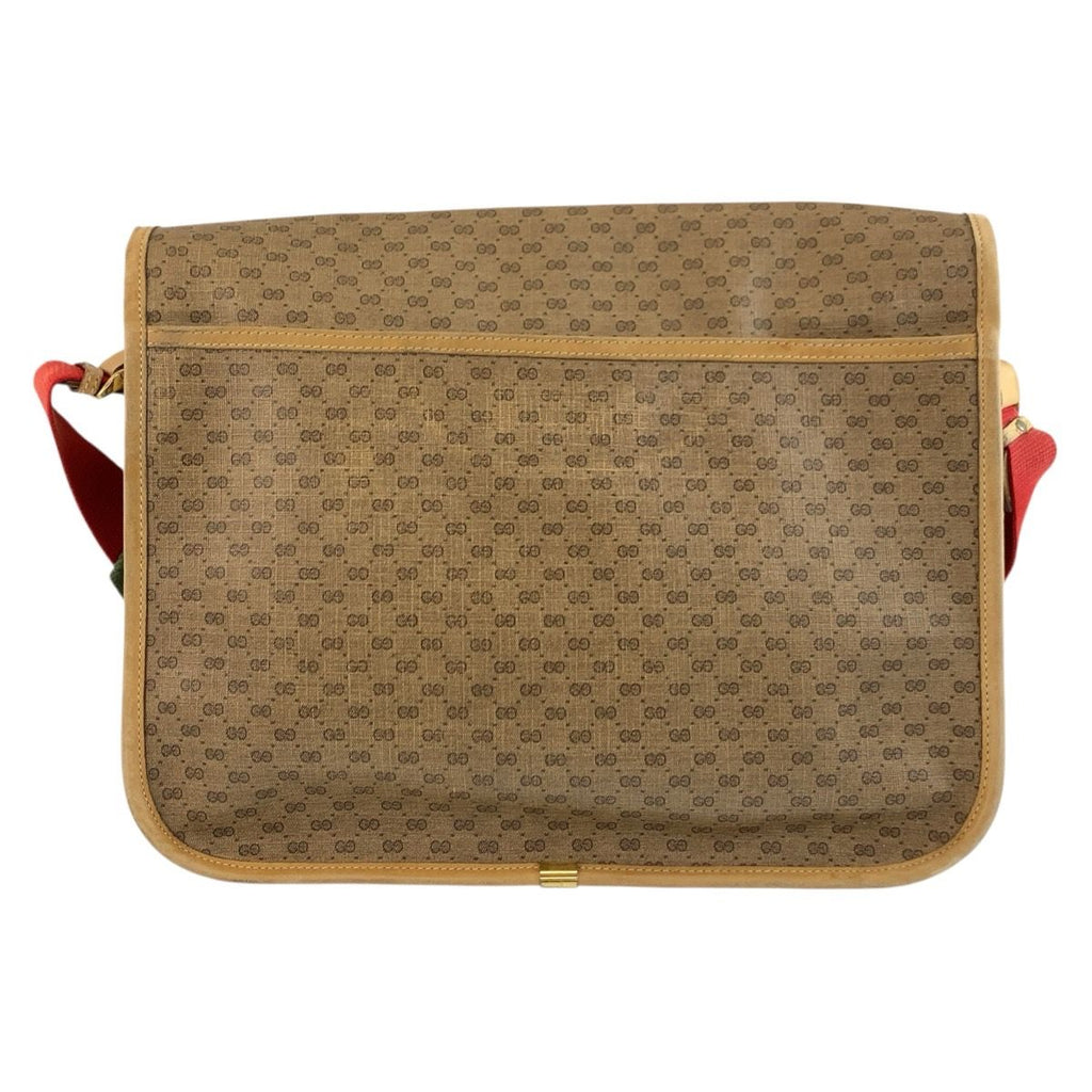 Gucci Vintage Micro GG Sherry Line Beige Supreme Canvas 019 43 Shoulder Bag — view 2